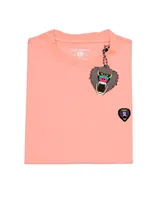 M.CHUCK CNECK S/S PEACH217528