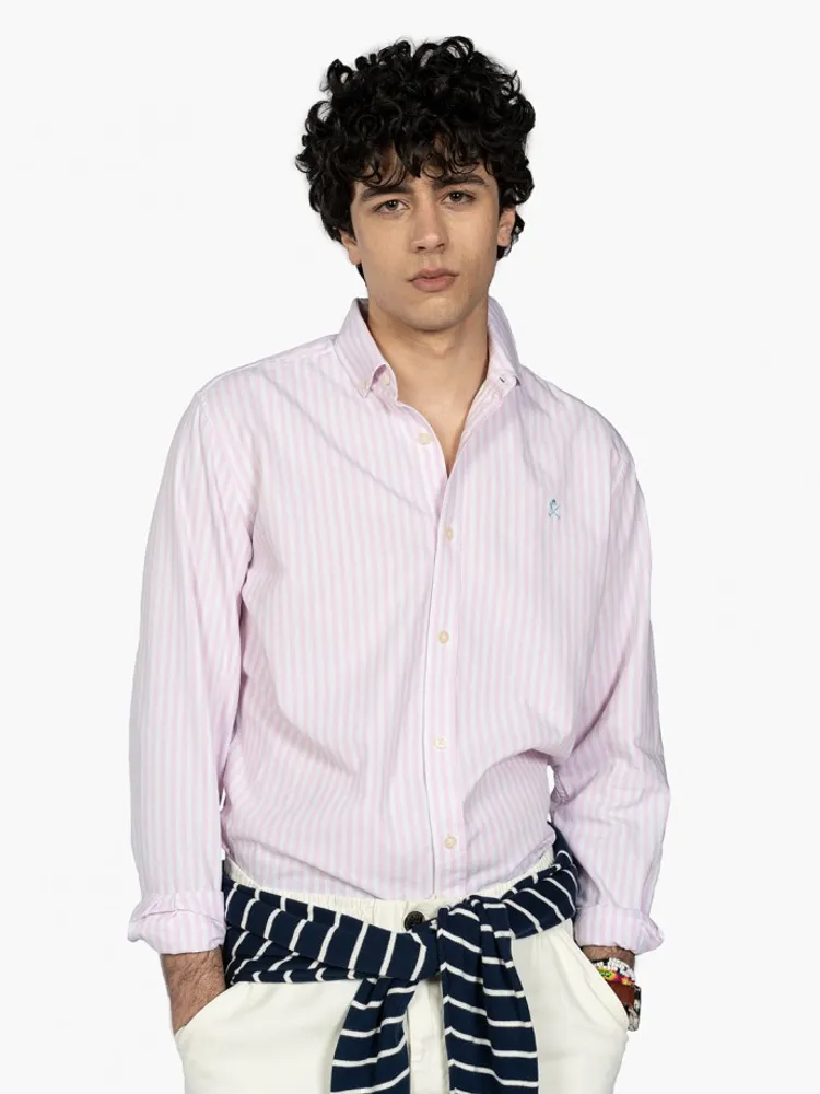 H&N CAMISA L/S ROSA219095