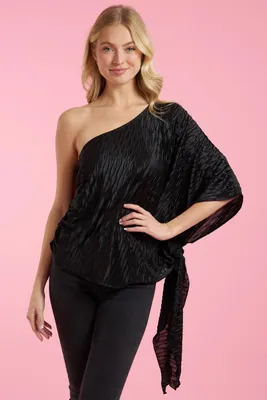 GLAM BLOUSE 3/4 BLK219661