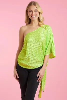 GLAM BLOUSE 3/4 LIME219662