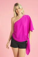 GLAM BLOUSE S/S MAGENTA219694