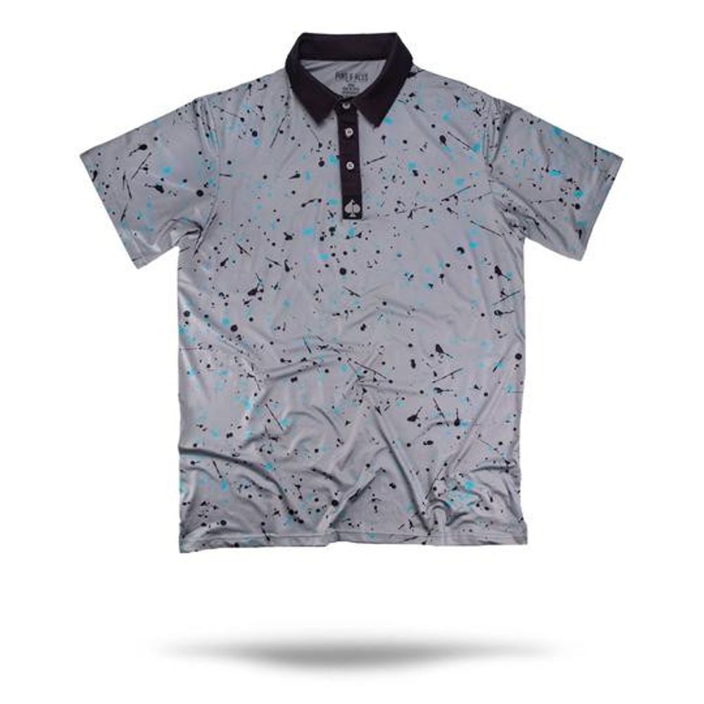 P&ACES POLO GRAY SPLAT209479