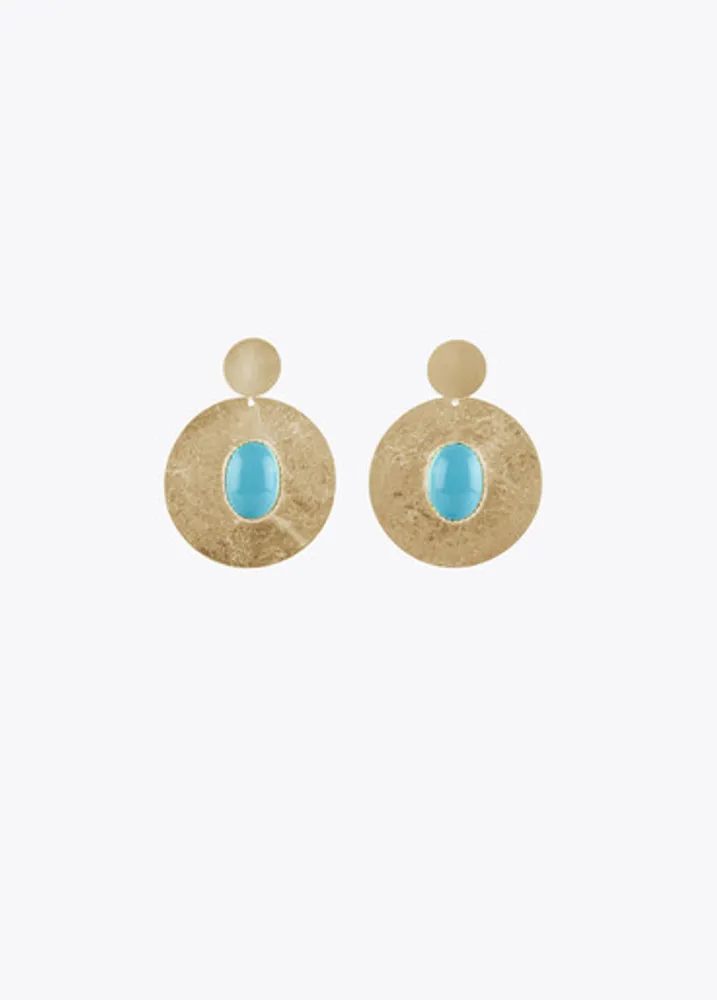 L.CDM EARRING BLUE220554