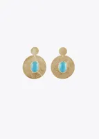 L.CDM EARRING BLUE220554