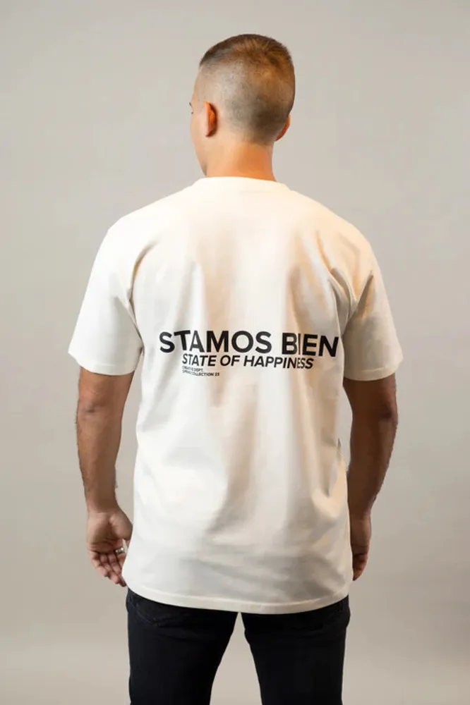 STAMOS BIEN T-SHIRT ECRU220434