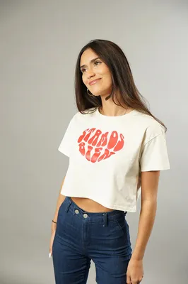 STAMOS BIEN CROP TEE ECRU220438