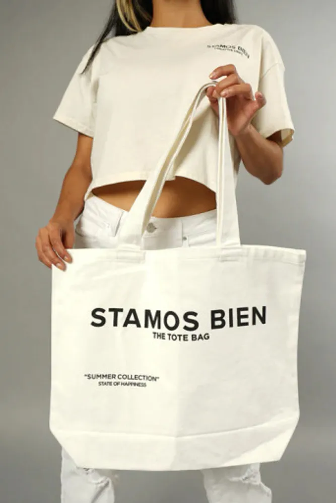 STAMOS BIEN TOTE BAG ECRU220442