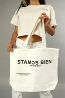 STAMOS BIEN TOTE BAG ECRU220442