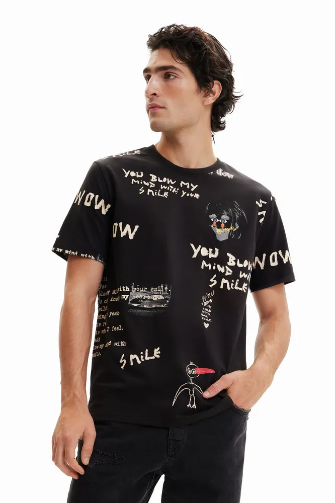 DESIGUAL T-SHIRT S/S BLK220972