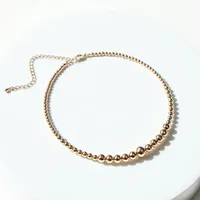 M16 JOANNA BEADED CHOKER GOLD216863