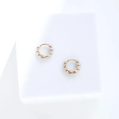 M16 MICRO BALL HUGGIES EARRING219521