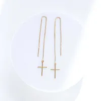 M16 CROSS THREADER EARRING219544