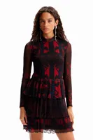 DESIGUAL DRESS DK RED221512