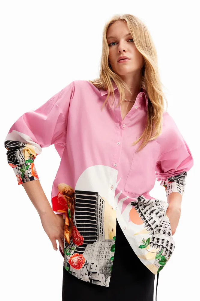 DESIGUAL BLOUSE L/S PINK221516