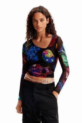 DESIGUAL TOP L/S BLK221527