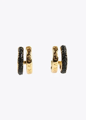 LOLA EARRING METAL BLK226139