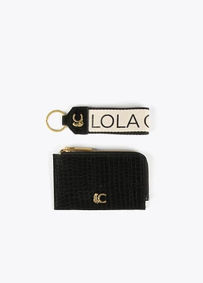 LOLA CARD H PURSE KEY SET BK226181