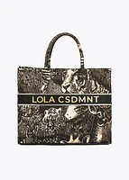 LOLA TOTE BAG BK/METAL226191