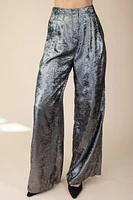 GLAM WIDE LEG PANT SILVER226524