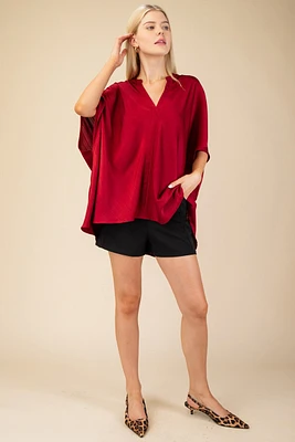 GLAM OVERSIZE TOP BURG226536