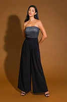 TOMATE JUMPSUIT BK/SILV226057