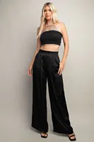 GLAM HALTER TOP BLK 221949