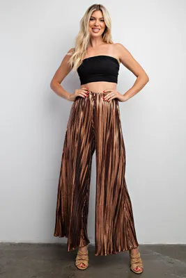 GLAM WIDE PANTS BRZ221945