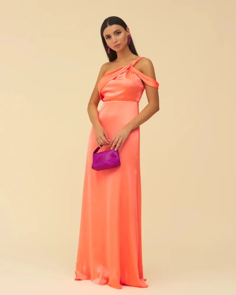 L. PIPA DRESS CORAL222248