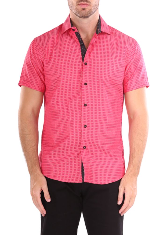 BESPOKE SHIRT S/S RED210495