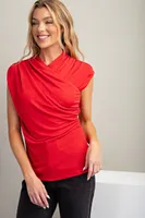 GLAM BLOUSE  RED222917