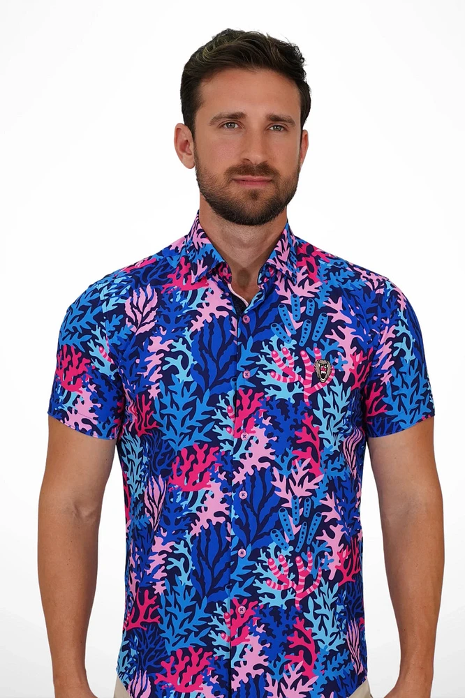 M.CHUCK SHIRT S/S MARINE228487