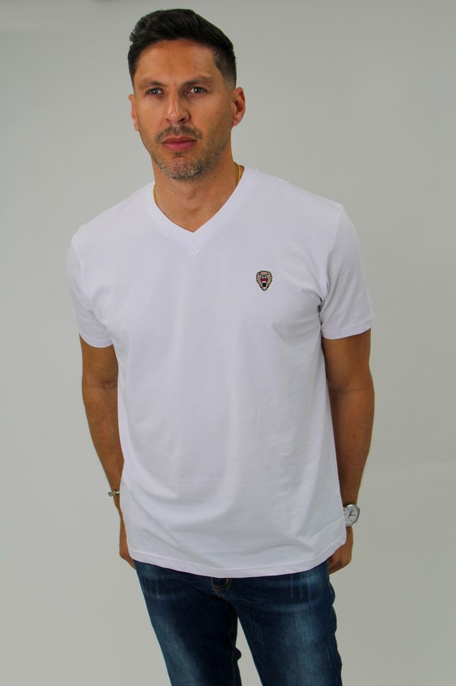 M.CHUCK V NECK S/S WH194762