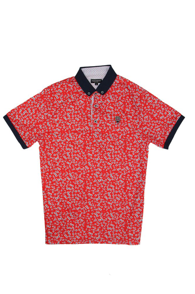 M.CHUCK PRINT POLO S/S RD211451