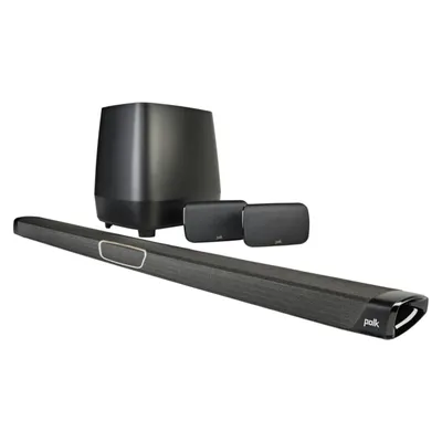 Polk MagniFi MAX SR Maximum-Performance True 5.1 Home Theater Sound Bar System