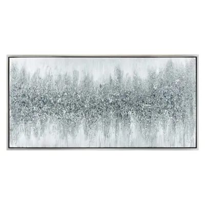 Kimble Framed Wall Art - Silver Frame