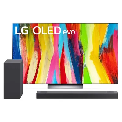 LG 55” C2 OLED evo TV Bundle - OLED55C2BUNDLE
