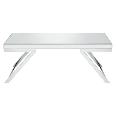 Steve Silver Alfresco Mirrored Top Cocktail Table