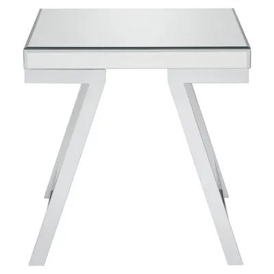 Steve Silver Alfresco Mirrored Top Square End Table