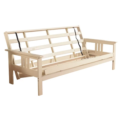 Monterey Futon Frame in Antique White Finish