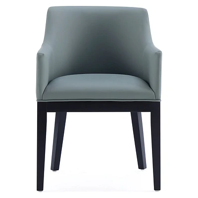 Gansevoort Dining Armchair in Pewter