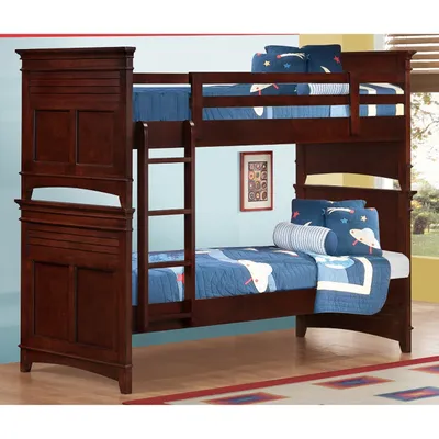 Skylar Twin Over Twin Bunk Bed - Cherry (25077)