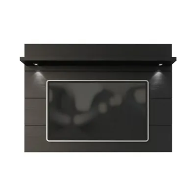 Cabrini Floating Wall TV Panel in Black Matte