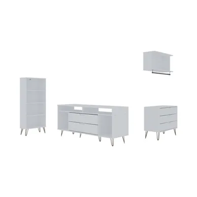 Rockefeller 4-Piece TV Stand in