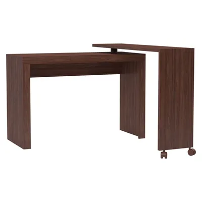 Calabria Nested Desk in Nut Brown