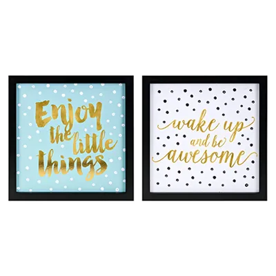 Youth Positive Dots Wall Décor - Ast 2