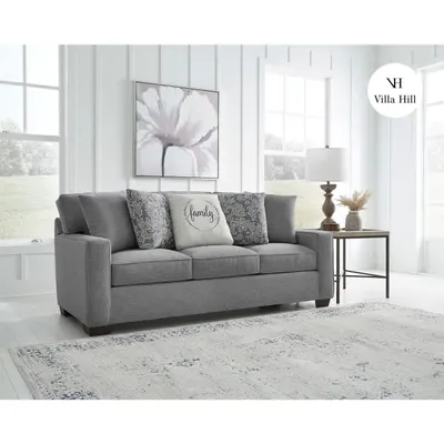 Crestview Graphite Track Arm Graphite Sofa