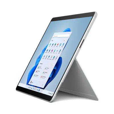 Microsoft Surface Pro X, 13” Touchscreen, Microsoft SQ1, 8GB, 256GB SSD, 2-in-1 Laptop - Platinum - E7F00001