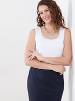 Double Layer White Top