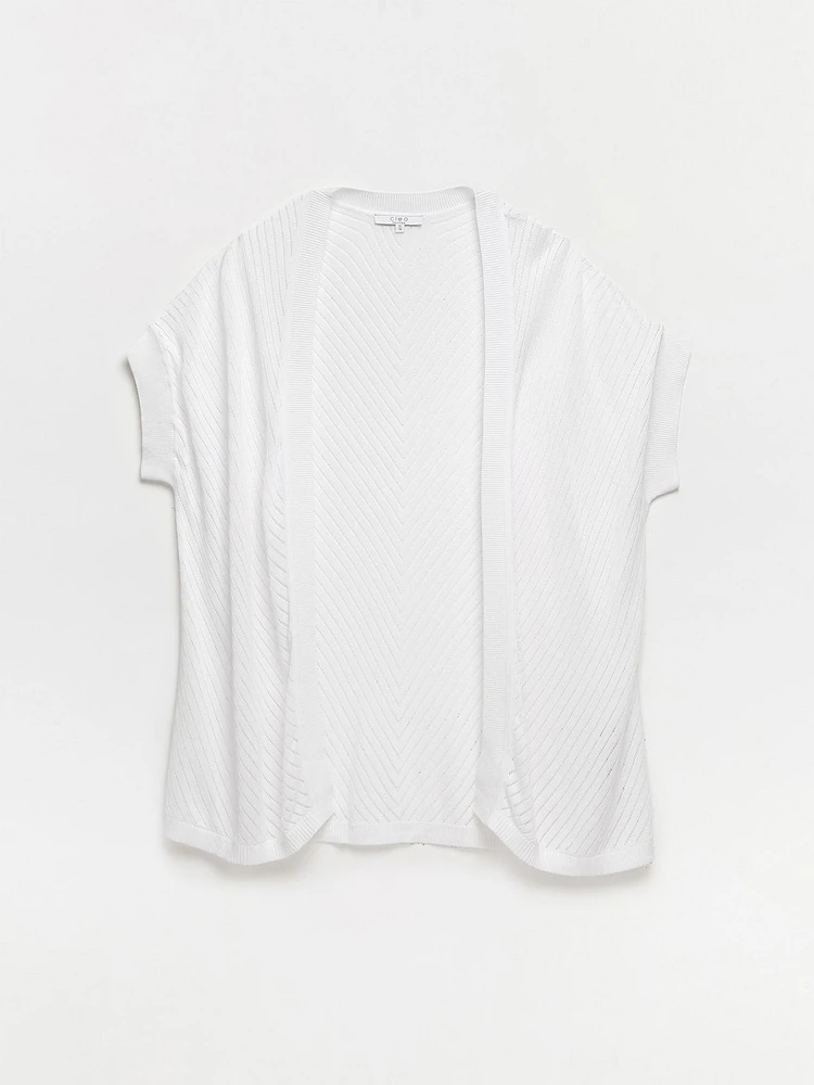 Petite Lightweight Pointelle Knit Cover Up
