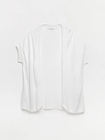 Petite Lightweight Pointelle Knit Cover Up